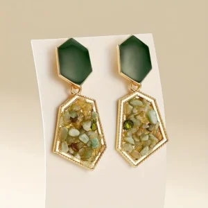 Emerald Cascade Earrings