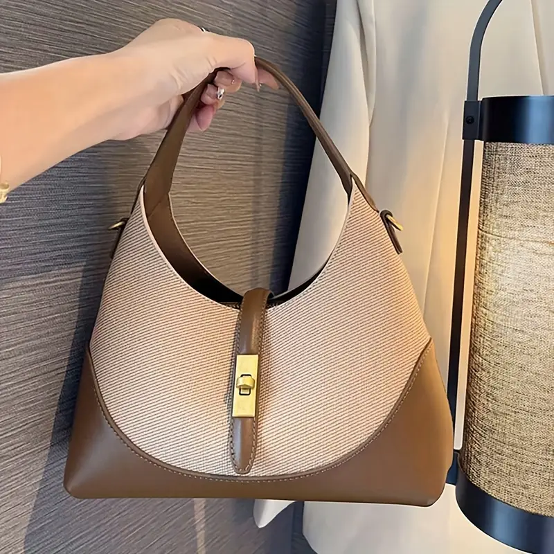 Woven Elegance Handbag - Image 3