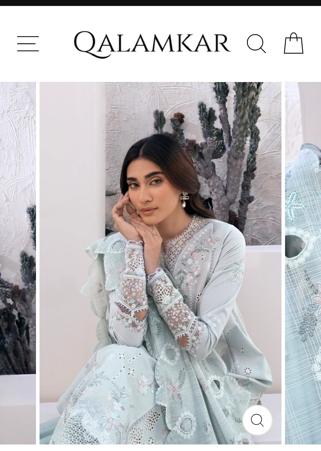 QALAMKAR Luxury Lawn Suit - Image 3