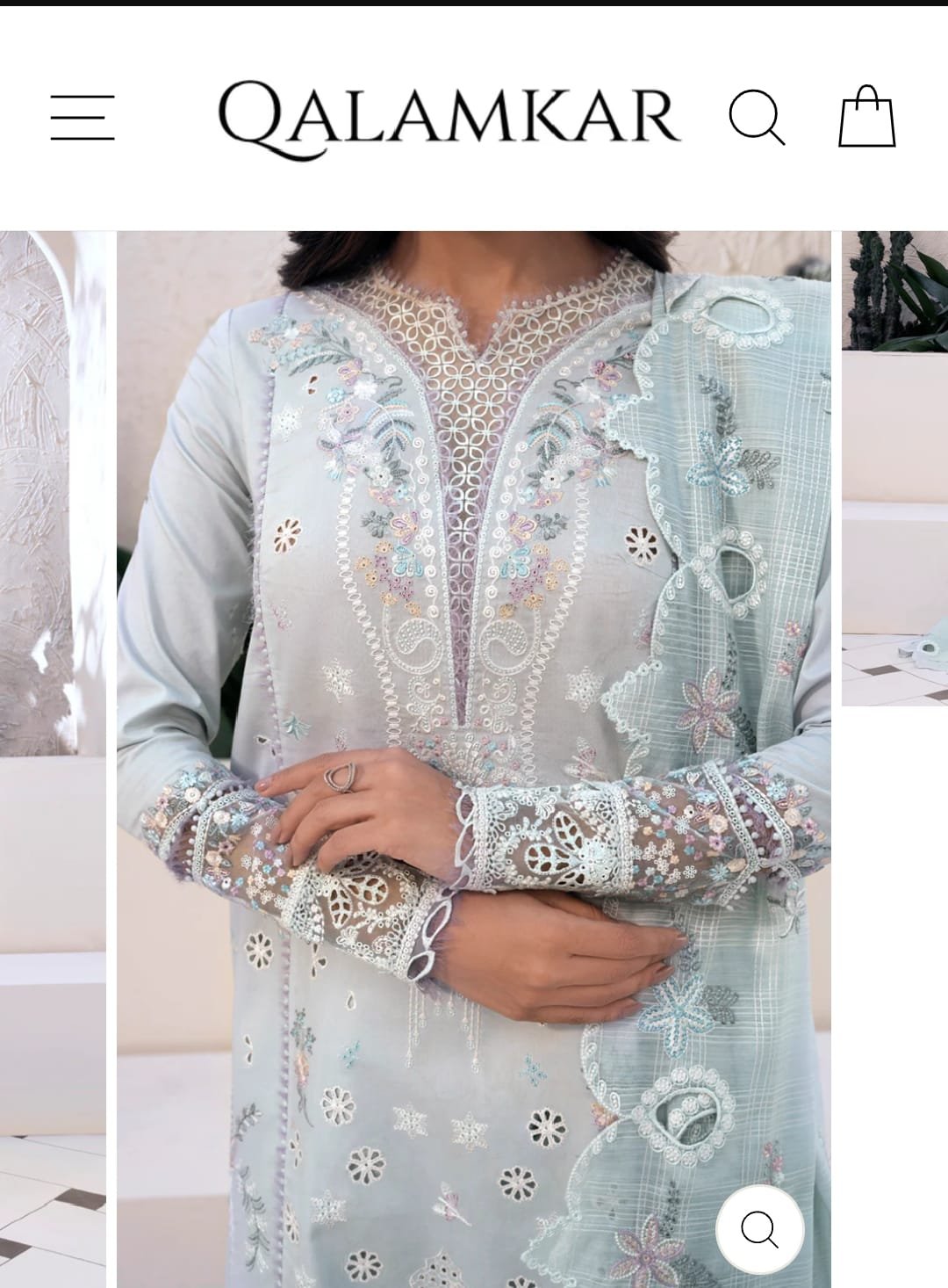 QALAMKAR Luxury Lawn Suit - Image 4